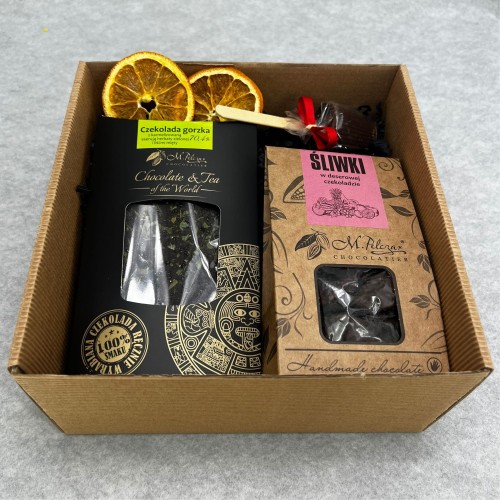 Zestaw z czekoladą rzemieślniczą