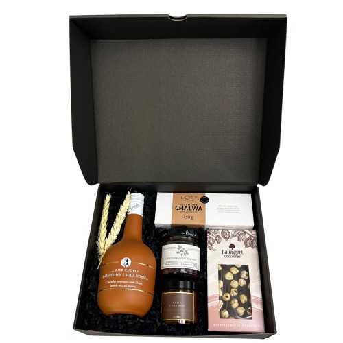 Zestaw z likierem i czekoladą