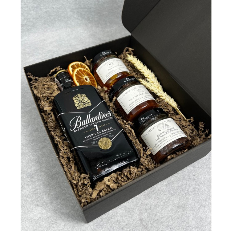 Zestaw z whisky dla mężczyzny