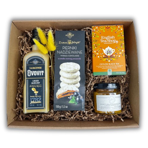 Zestaw wielkanocny z likierem i piernikami