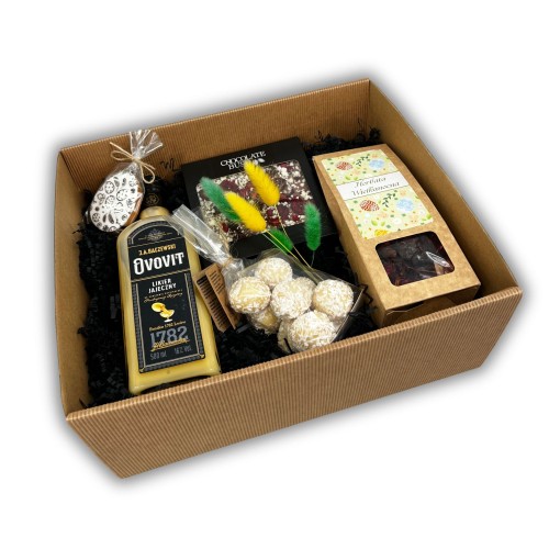 Zestaw wielkanocny z herbatą i likierem