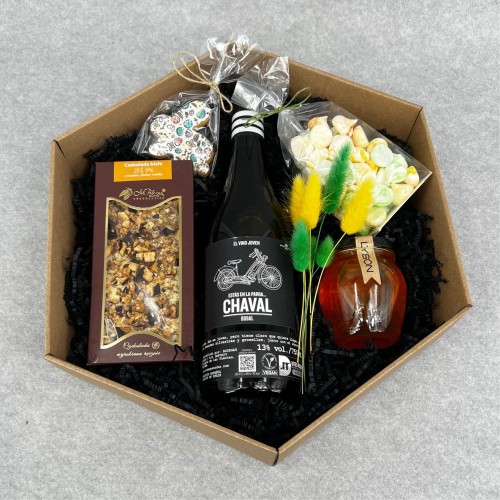 Zestaw wielkanocny z czerwonym winem