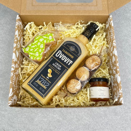 Zestaw wielkanocny z likierem jajecznym