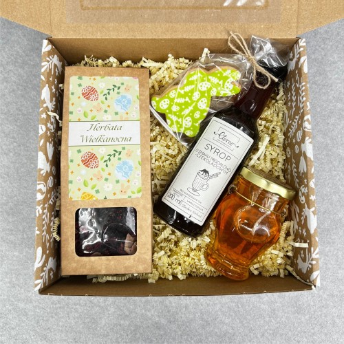 Zestaw wielkanocny z syropem i miodem