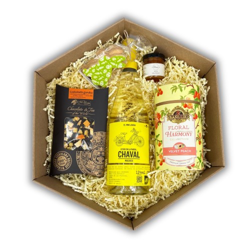 Zestaw wielkanocny z białym winem